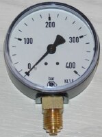 Pressure gauge for compressed air class 2.5, 63mm...