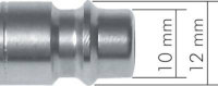 Stecknippel 7,2 Schlauchanschluss für Druckluftschläuche mit  6mm Innendurchmesser